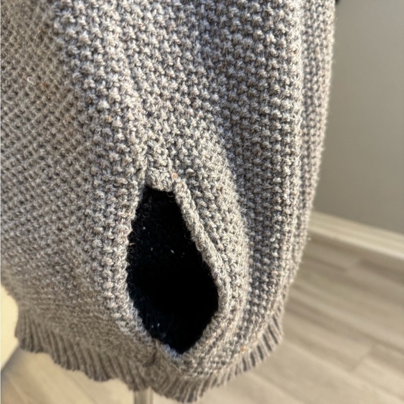 Vintage Alps Knit Zip Cardigan XL Mens Tan Black Wool Outdoors Camping Grandpa - Picture 6 of 11